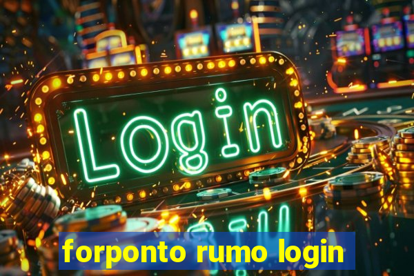 forponto rumo login